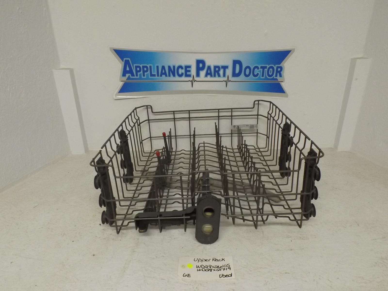 GE Dishwasher WD28X26105 WD28X21719 Upper Rack Used GE Dishwasher WD28X26105 WD28X21719 Upper Rack Used